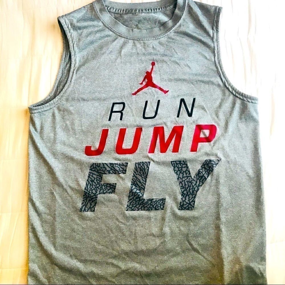 Jordan boys athletic tank tops size L
